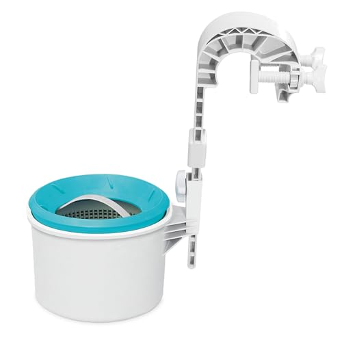 Intex Oberflächenskimmer - Deluxe Oberflächenskimmer zur Wandmontage - Hängeskimmer, 28000E, Grau, 20.96 x 24.13 x 33.02 cm