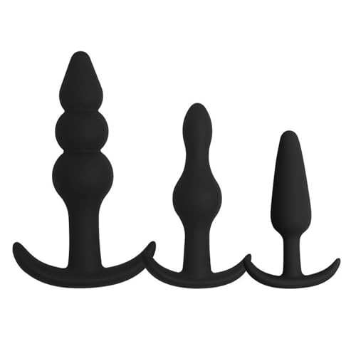 3 Stück Sexspielzeug Analplug Set,Analplug Silikon Anal Plug