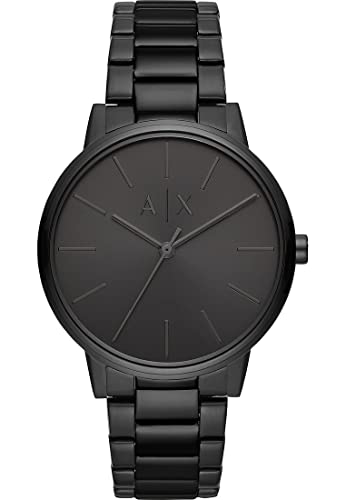 Armani Exchange Watch For Men, Quartz Movement and 42mm Case Size with Stainless steel, Leather or Silicone strap