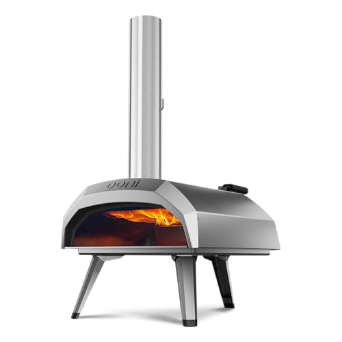 Ooni Karu 12 Pizzaofen – Gas Pizzaofen & Holzofen, Ooni pizzaofen für Outdoor – Kocht 30 cm Pizzen in 60 Sekunden - Tragbarer Pizza oven