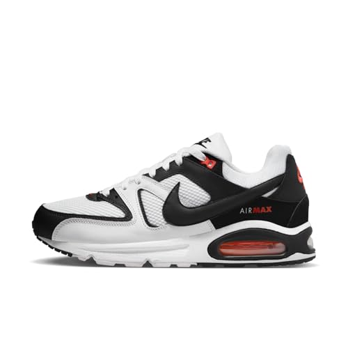 Nike Herren Air Max CommandLaufschuhe, Weiß (White/Black-Max Orange), 41