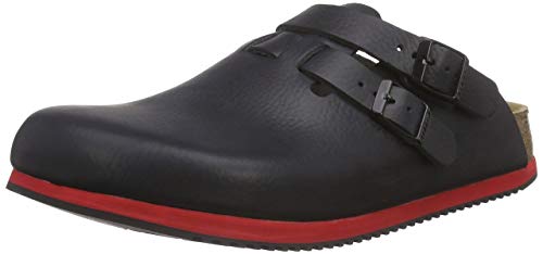 Birkenstock Professional Kay Leder Softfootbed, Herren Clogs, Schwarz (Black), 43 EU