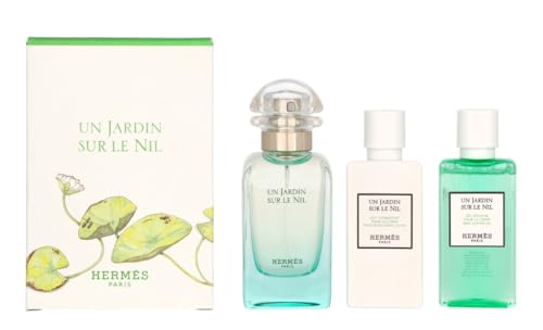 HERMES Un Jardin Sur Le Nil Giftset (EDT 50ml + Bodylotion 40ml + Duschgel 40ml)