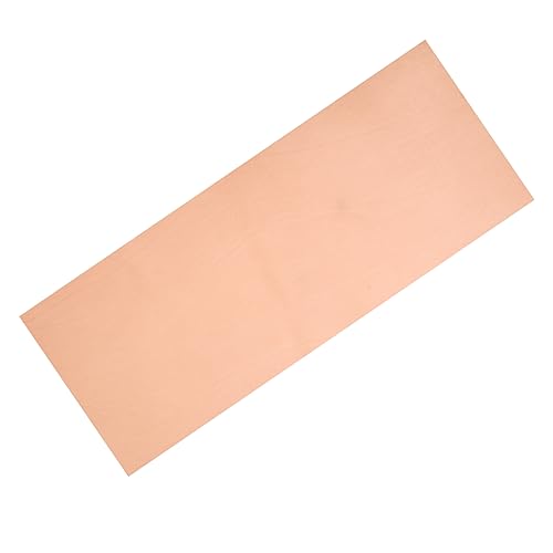 Punzierleder XXL großer Lederzuschnitt, Blankleder, Dickleder, Punzierleder 250mm x 600mm vegetabil gegerbte Rindleder, Vollrindleder,Sattlerleder, Streichriemen, Abziehleder (Lederstärke 2,5-3,0mm)