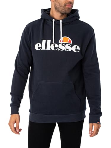 ellesse SL Gottero OH Hoody SHC07407-429, Mens Sweatshirt, Navy, L EU