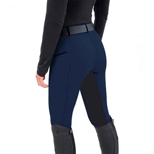 Chesoon Damen Reithose mit Vollbesatz Reithose Trainingsstrumpfhose Reithose mit Vollbesatz