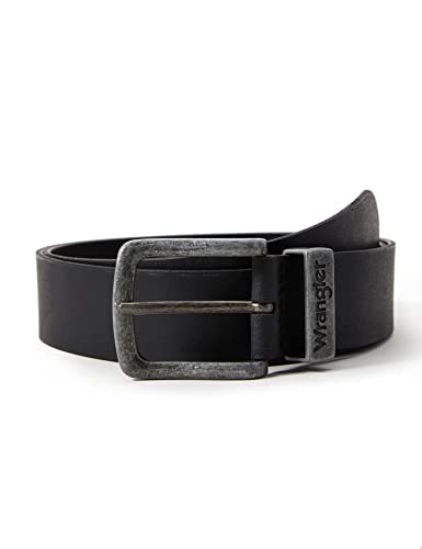 Wrangler Herren Metal Loop Gürtel, Schwarz, 110