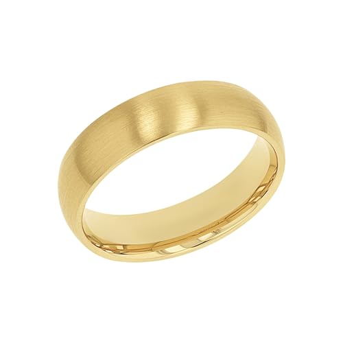 Amor Ring Edelstahl Unisex Damen Herren Ringe, Gold, Kommt in Schmuck Geschenk Box, 2037289