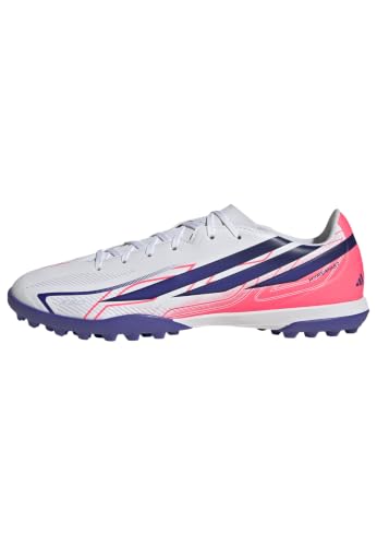 adidas Unisex F50 Hyperfast Club Turf Football Shoes, FTWR White/Solar Purple/Solar Turbo, 44 2/3 EU