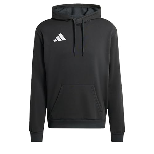 adidas Men's Entrada26 Hoodie, Black/White, XL