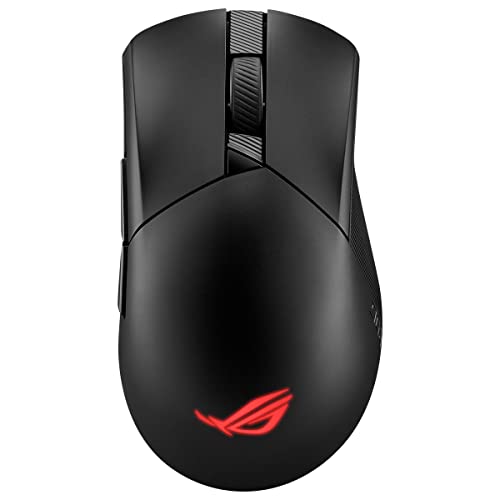 ASUS ROG Gladius III Wireless AimPoint RGB Gaming Maus (optischer ROG AimPoint-Sensor, 36.000 DPI, 650 IPS, ROG Micro Switches, ergonomisch, 2,4-GHz, Bluetooth®, USB, schwarz)