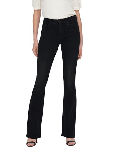 ONLY Hosen Damen Mid Flared Jeans