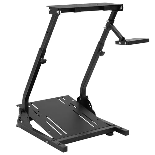 VELPAX Lenkradständer Einstellbare für Logitech Rennsimulatoren G25, G27, G29, G920 Videospiele Zubehör, Schaltpedale NICHT enthalten