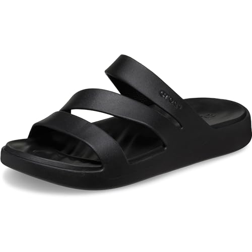 Crocs Herren Getaway Strappy Sandalen, Black, 37/38 EU