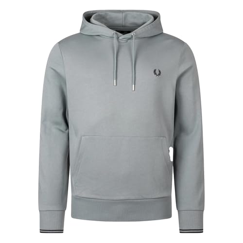Fred Perry Kapuzen-Sweatshirt, Stockport Blue, Marineblau, Stockport Blue/Navy, L