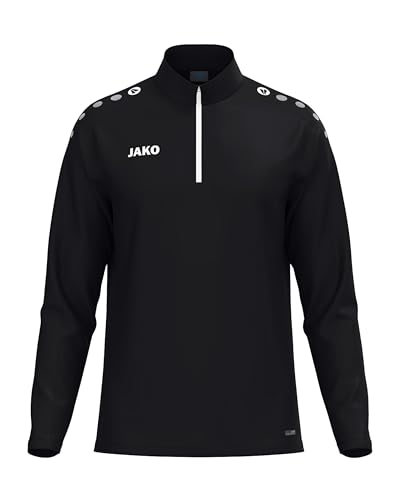 JAKO Unisex Ziptop One, schwarz, L