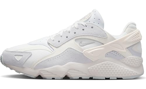 NIKE DZ3306-100 Air Huarache Runner Herren Summit White/METALLIC Silver-White EU 40