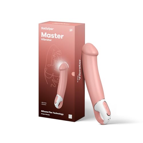 Satisfyer G-Punkt-Vibrator Vibes Master | Dildo & Vibrator für die Frau | Leise und starke Klitoris-Stimulation | Erotisches Sex-Spielzeug | Stimulator für Sie | Wasserdichtes (IPX7) Sex-Toy