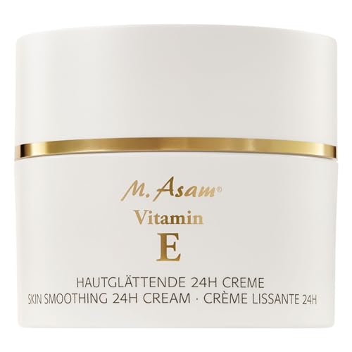 M. Asam VITAMIN E Hautglättende 24h Creme (50 ml) – Reichhaltige Gesichtscreme Mit Hochkonzentriertem Vitamin E, Glättet Sichtbar Die Haut Und Spendet Intensive Feuchtigkeit Tag Und Nacht