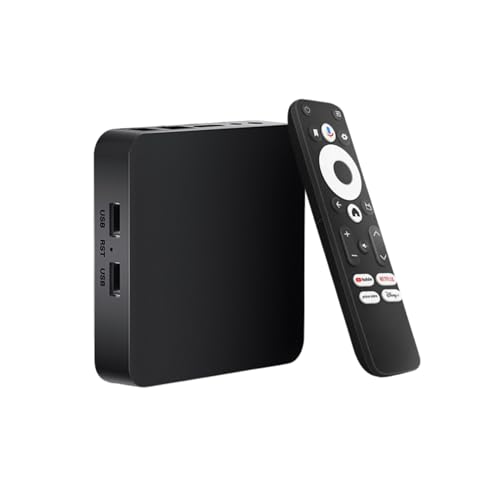 Streaming Box GD-2 mit Google TV, 4K HDR & LAN-Anschluss - Smart TV Media Player für ruckelfreies Streaming