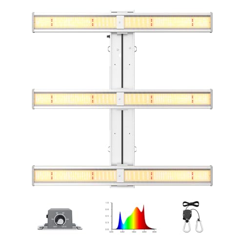 BLOOM PLUS 2024 Neue BP3000Pro LED wachsen Licht 3x3 ft Abdeckung dimmbar Vollspektrum 300W wachsen Licht für Indoor-Pflanzen Veg und Blüte wachsende Lampen für 2x2/3x3 Grow Tent