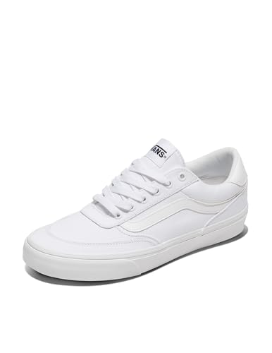 Vans Herren Brooklyn LS Turnschuhe White and White 43 EU