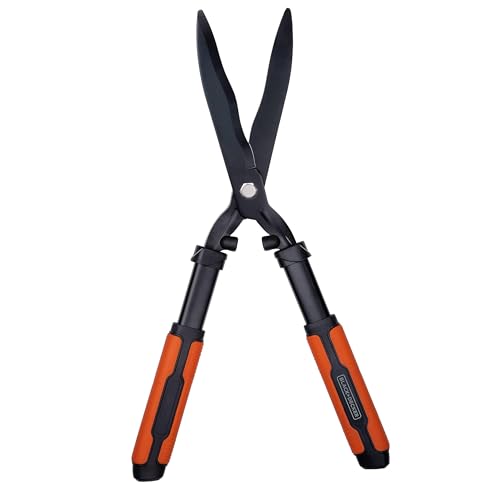 BLACK+DECKER Heckenschere - Gezahnte Stahlklingen - 53 CM - Schwarz/Orange
