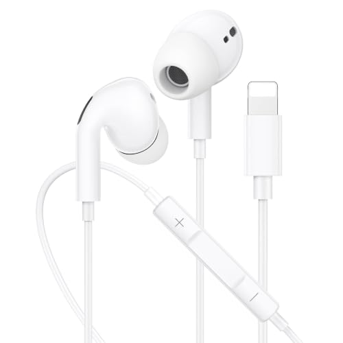 iPhone 14 13 12 11 Kopfhörer mit Kabel [MFi-Zertifiziert] Kabelkopfhörer
