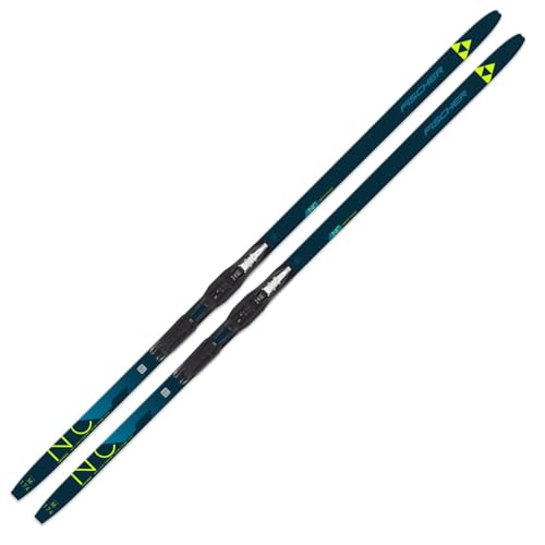 Fischer Langlaufski - Comfort Cruiser Mounted - L (184cm) - Langlaufskier Set - Classic Langlauf Ski - Nordic Ski - inkl. Bindung Compact Step-In IFP (NNN)