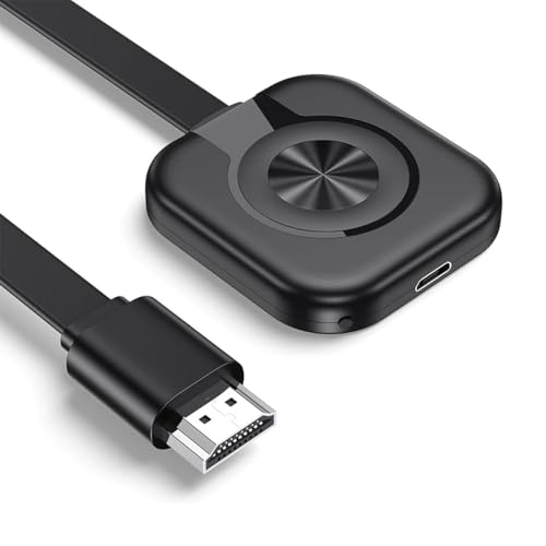 Wireless HDMI Adapter,4K HD Wireless Display Adapter Wi-Fi Dongle mit Screen Mirror,Kabellos HIFI Miracast Display Dongle für Miracast/DLNA/Air Play mit TV/Beamer/Phone/Tablet/Laptop/Monitor/Projektor