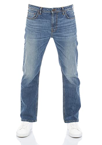 LTB Jeans Herren Stretch PaulX Straight Fit Jeanshose Hose Denim, Farbvariante:Sion Wash (51533), Größe:34W / 32L