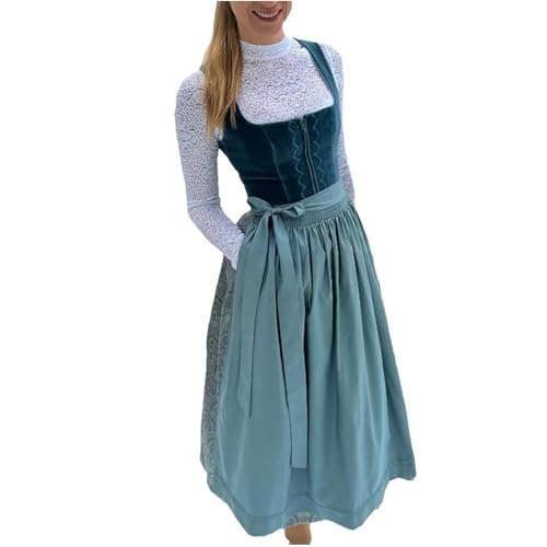Dirndl Für Damen Xs Teenager Mädchen Grosse Grössen Frauen Elegant Rot Mit Schnürung Rotes 44 Lang Curvy Größe 34 Drindl Hellblau Modern 146 Schwarz Dirndelkleider Trachtenkleid Trachtenmode,Marine,M