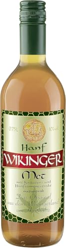 Hanf Wikinger Met | 1x0,75L |Honigwein aus der historischen Ursprungsregion in Norddeutschland | Hanf Met | Das Original