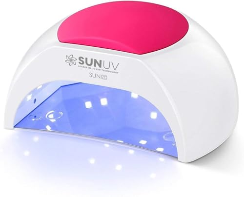 SUNUV SUN2C Nageltrockner UV LED Nagellampe für Gelnägel, 10, 30, 60, 90s Timer, Automatischer Infrarotsensor, Geeignet für Maniküre und Pediküre, Geschenk für Frauen