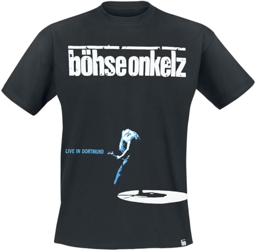 Böhse Onkelz Live in Dortmund Männer T-Shirt schwarz XL 100% Baumwolle Band-Merch, Bands