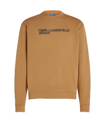 Karl Lagerfeld Jeans Men Regular Essential Logo Sweatshirt Chipmunk S