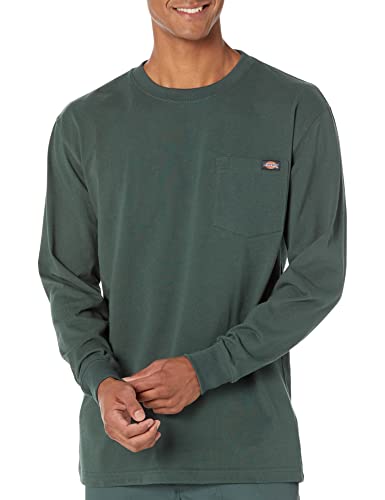 Dickies Herren Pocket Tee L/S Langarmshirt, Grün (Hunter Green GH), X-Large (Herstellergröße: XL)
