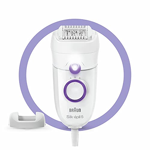 Braun Silk-épil 5 5 Epilierer Violett, Weiß