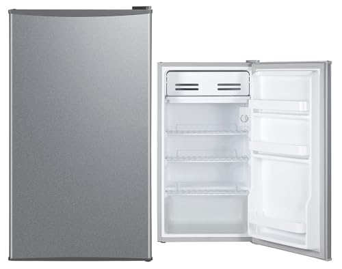Comfee Kühlschrank mit Frischefach 93 L Silber freistehend 47,2 cm breit wechselbarer Türanschlag