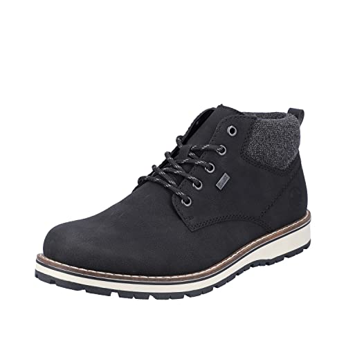 Rieker Herren 38419 Mode-Stiefel, schwarz, 43 EU