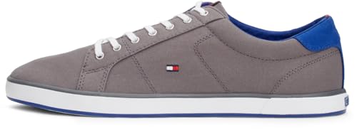 Tommy Hilfiger Herren Vulcanized Sneaker Schuhe, Grau (Steel Grey), 46