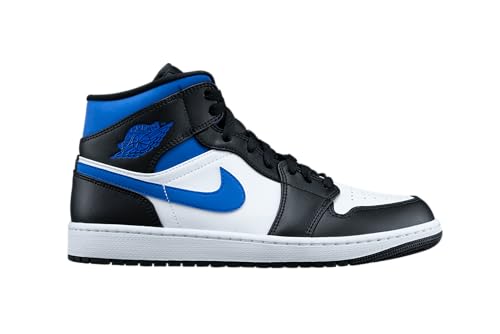 AIR JORDAN 1 Mid Black Fire Red (GS) 554725 079, Rosso, 38 EU