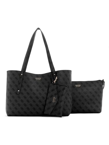 GUESS Brenton Tote Coal Logo