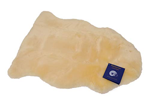 Baby Lammfell Naturform (Medlam Babylove) medizinisch gegerbt 100% Merino Naturfell Premium Qualität waschbar Länge 65/70cm Farbe med.
