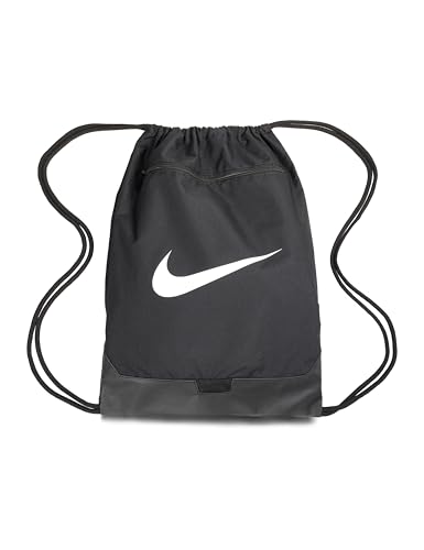 Nike Drawstring Sporttaschen 9.5 (18L), Black/Black/White One size, Einheitsgröße