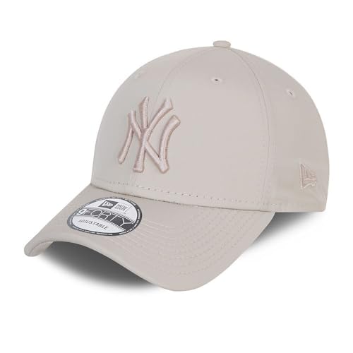 New Era New York Yankees MLB League Essential Tonal Beige Verstellbare 9Forty Cap - One-Size