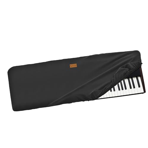 Musiin Staubschutz für Klaviertastatur mit 76 Tasten, kompatibel mit Korg Pa5X 76, Pa4X Oriental 76, Roland V-Stage 76 Premium Chinlon, kratz- und staubdicht, Soft-Touch-Design
