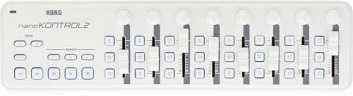 Korg NANOKON2WH 1-Tasten-MIDI-Controller, Weiß
