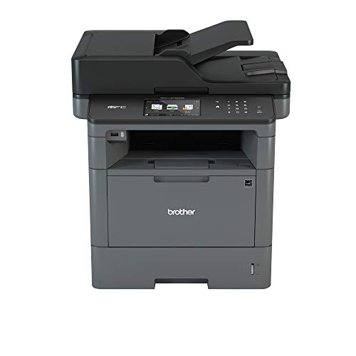 Brother MFCL5750DW Multifunktions-Laserdrucker mit Fax, weiß und schwarz, 40 ppm, kabelgebundenes Netzwerk, WLAN, Drucken, Kopieren und Scannen automatisch, Display (überholt)