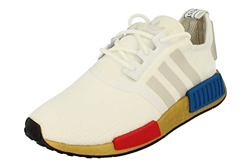 adidas NMD R1 Herren Schuhe Freizeit Sneaker (Weiß, Fraction_41_and_1_Third)